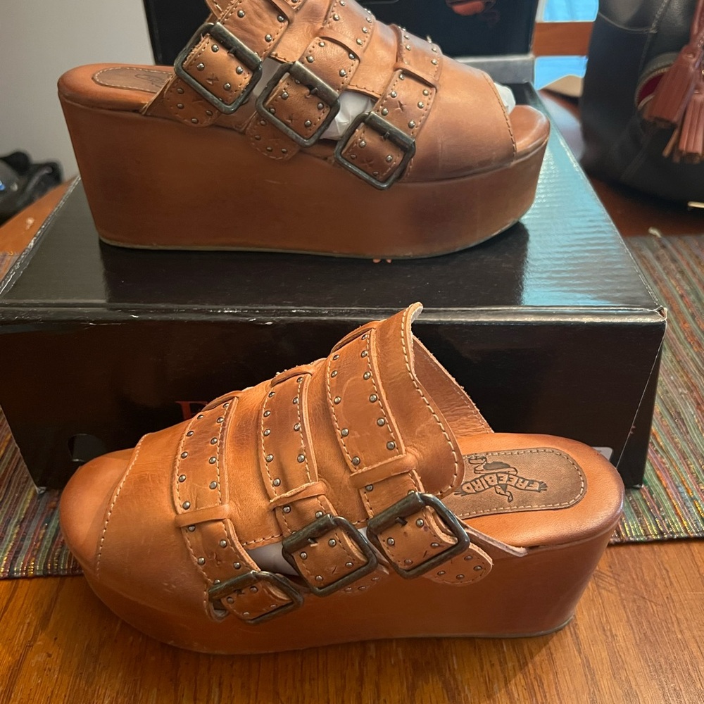 Freebird Landi Cognac Size 8 EUC